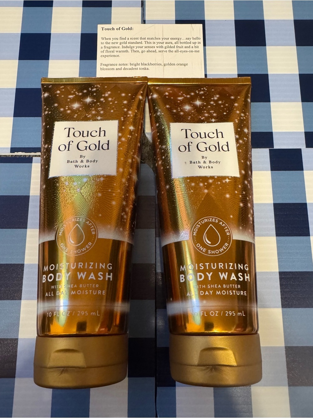 Touch of Gold Moisturizing Body Wash Set of 2 Bath & Body Works NWT